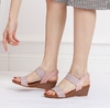 New Women's Summer Wedge Sandals - One-Strap Roman Shoes in Plus Sizes