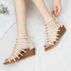 Summer Women's Vintage Cutout Roman Wedge Sandals - Comfortable &amp; Stylish Open-Toe Design