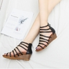 Summer Women's Vintage Cutout Roman Wedge Sandals - Comfortable &amp; Stylish Open-Toe Design