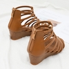 Summer Women's Vintage Cutout Roman Wedge Sandals - Comfortable &amp; Stylish Open-Toe Design