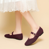 Japanese Princess Shoes 2025 New Style | Versatile Breathable Knitted Flyknit Flats for Moms