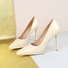 Vintage European Style Stiletto High Heels with Waterproof Platform - Sexy Pointed Toe Nightclub Shoes for Women