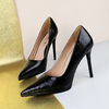 Vintage European Style Stiletto High Heels with Waterproof Platform - Sexy Pointed Toe Nightclub Shoes for Women