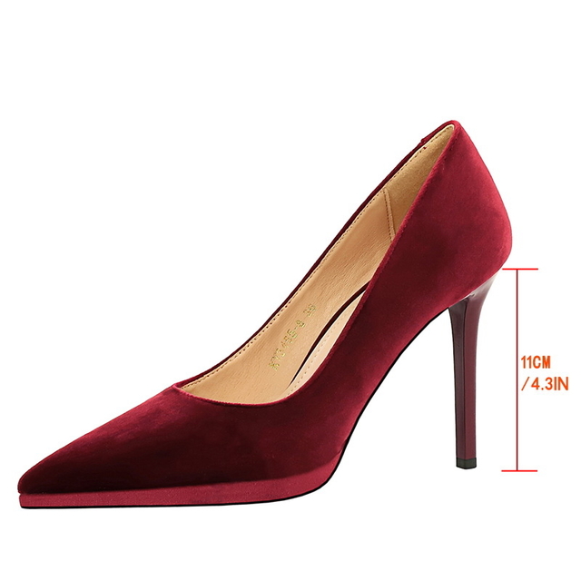 European Style Ultra High Heels with Waterproof Platform - Thick Soled Pointed Toe Women's Shoes for Banquets