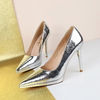 Vintage Style Waterproof Platform High Heels for Women - Elegant Stiletto Pointed Toe Party Shoes