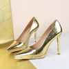 Vintage Style Waterproof Platform High Heels for Women - Elegant Stiletto Pointed Toe Party Shoes