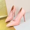 Fashionable European Style Women’s Stiletto Heels with Platform - Ultra High Heel Pointed Toe Pumps for Parties