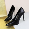 Fashionable European Style Women’s Stiletto Heels with Platform - Ultra High Heel Pointed Toe Pumps for Parties