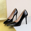 Elegant European Style High Heels for Women - Ultra High Stiletto Pumps with Platform and Pointed Toe