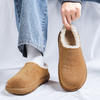 Men's Winter Snow Boots | Warm Fleece Lined Slip-On Clogs | Outdoor Birkenstock Style Shoes