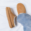 Men's Winter Snow Boots | Warm Fleece Lined Slip-On Clogs | Outdoor Birkenstock Style Shoes